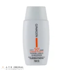 ضد آفتاب بی رنگ ژیناژن مدل Fusion liquid مناسب پوست چرب