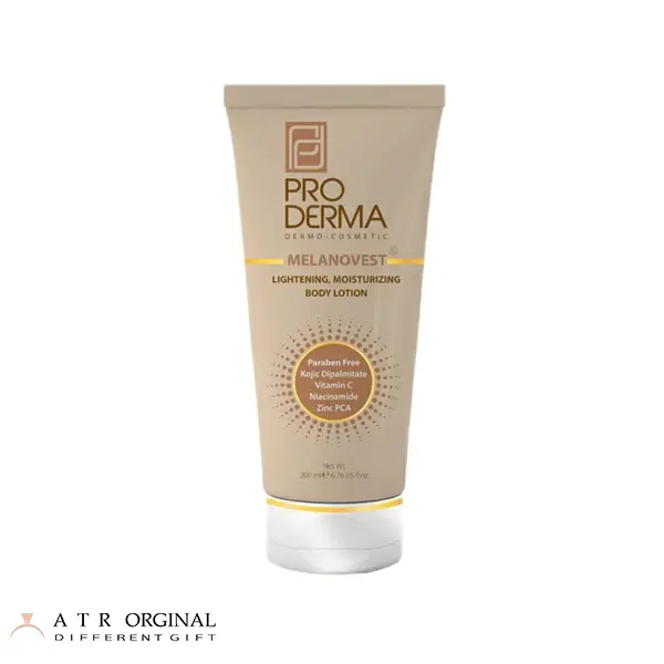لوسیون بدن روشن کننده ملانو وست پرودرما proderma