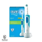 مسواک برقی اورال-بی مدل Vitality Cross Action رنگ سفید آبی