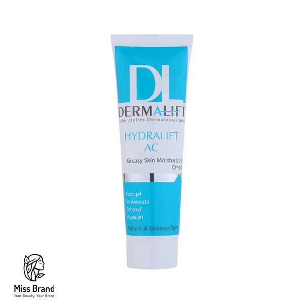 کرم مرطوب‌کننده درمالیفت مدل Hydralift AC Cream مناسب پوست‌های چرب