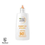 ضدآفتاب فلوئیدی آمبر سولر سوپر UV ویتامین C گارنیر SPF50+