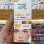 ضدآفتاب فلوئیدی آمبر سولر سوپر UV ویتامین C گارنیر SPF50+
