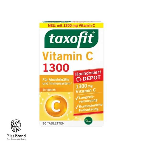 قرص ویتامین سی تاکسوفیت Taxofit Vitamin C 1300