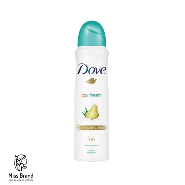 اسپری ضدتعریق داو مدل Go Fresh با رایحه گلابی و آلوئه ورا حجم ۲۵۰ میلی لیتر
