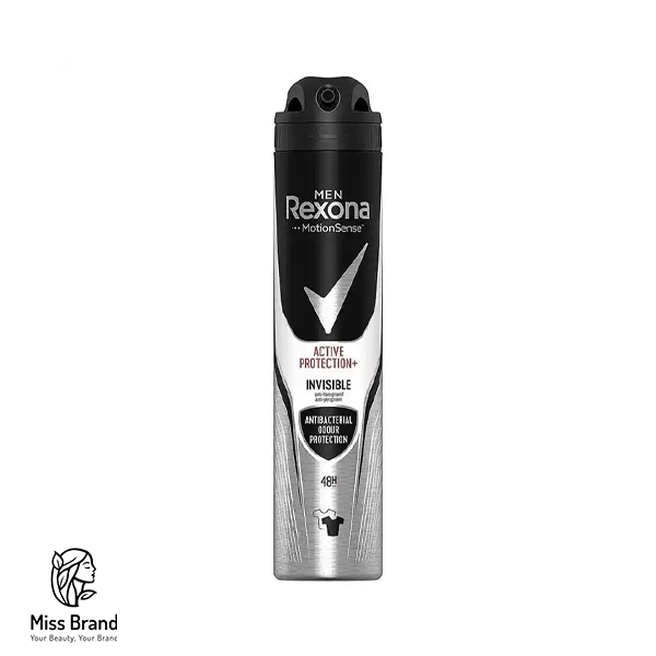 اسپری ضد تعریق مردانه رکسونا مدل active protection invisible