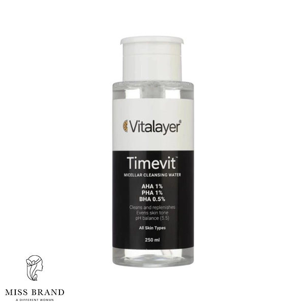 میسلار واتر انواع پوست Timevit ویتالیر 250ml