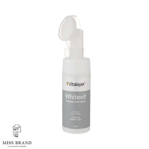 فوم شستشوی پوست های کدر و مستعد لک Whitevit ویتالیر 150ml