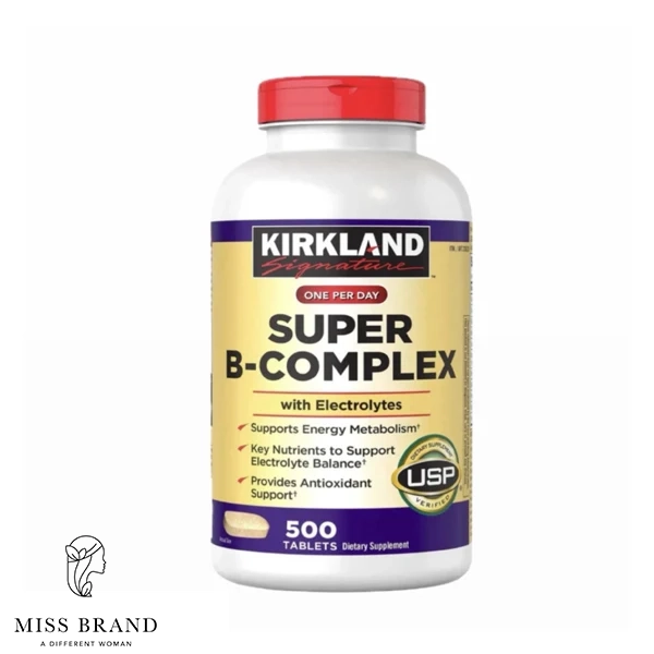 قرص سوپر ب کمپلکس 500 عددی کرکلند Super B-Complex