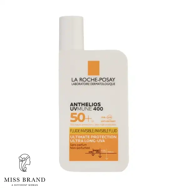 ضدآفتاب فلوئید نامرئی لاروش پوزای +SPF50 مدل UVMune400