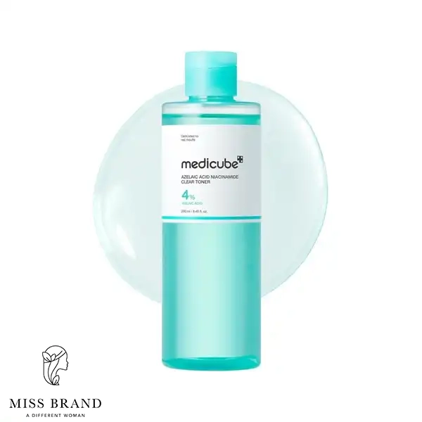 تونر آزلائیک اسید و نیاسینامید مدی کیوب Medicube تسکین دهنده و روشن کننده