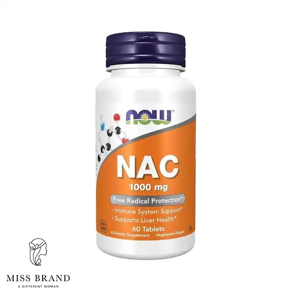 قرص ناک NAC + سلنیوم استیل سیستین now