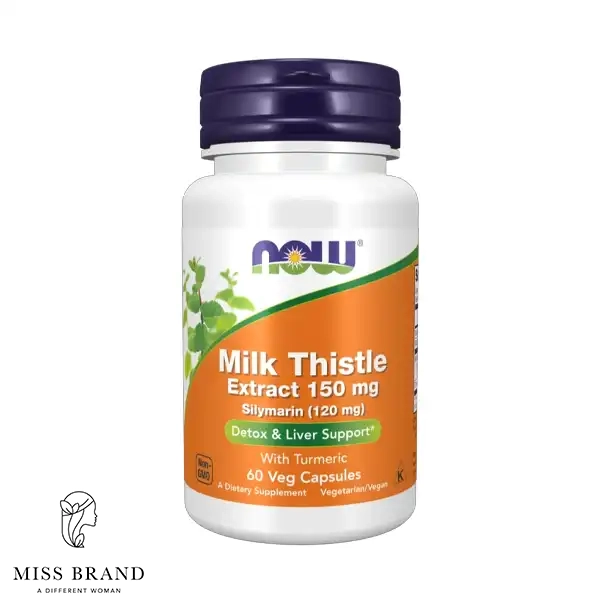 قرص مکمل خار مریم ناو فودز now milk thistle