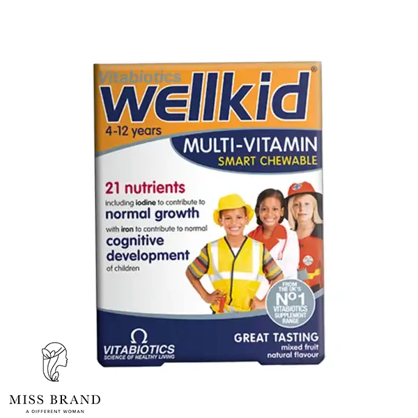 قرص مولتی ویتامین جویدنی ول کید ویتابیوتیکس VITABIOTICS