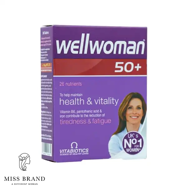 قرص ول وومن 50 سال به بالا ویتابیوتیکس VITABIOTICS