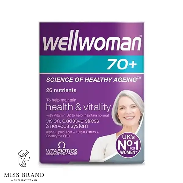 قرص مولتی ویتامین زنان بالای 70 سال ول وومن ویتابیوتیکس VITABIOTICS