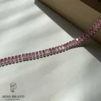 دستبند زنانه تنیسی استیل کد 10
