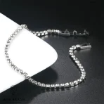 دستبند زنانه استیل مدل تنیسی نازک کد 2